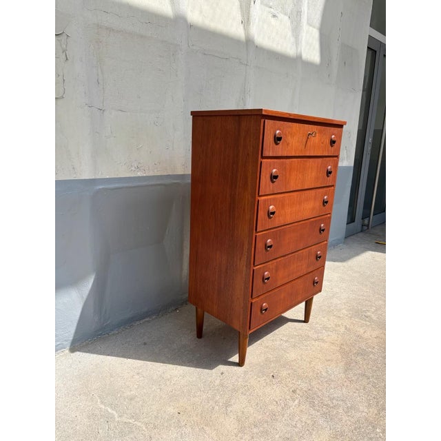 Beautiful mid-century highboard from Denmark, manufactured by FDB Møbler. Excellent quality and absolutely timeless! We...