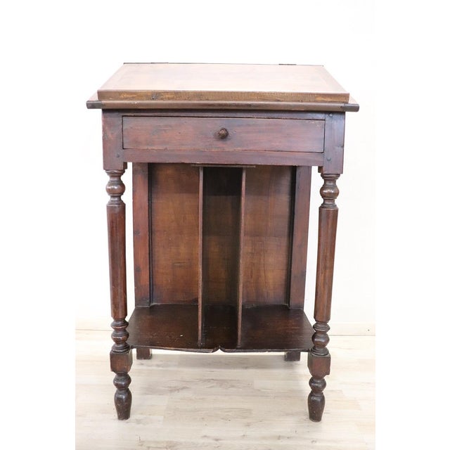 Antique 19th Century Writing and Reading Stand in Poplar Wood For Sale - Image 10 of 13