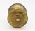 Mid 20th Century Antique Basket Weave Dummy Door Knob With Matching Rosette For Sale - Image 5 of 6