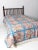 Farmhouse Vintage Yo-Yo Quilt For Sale - Image 3 of 13
