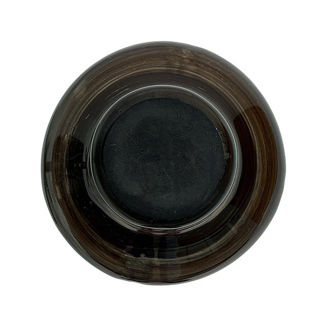 Glass Dakota Ripple Vase For Sale - Image 7 of 10