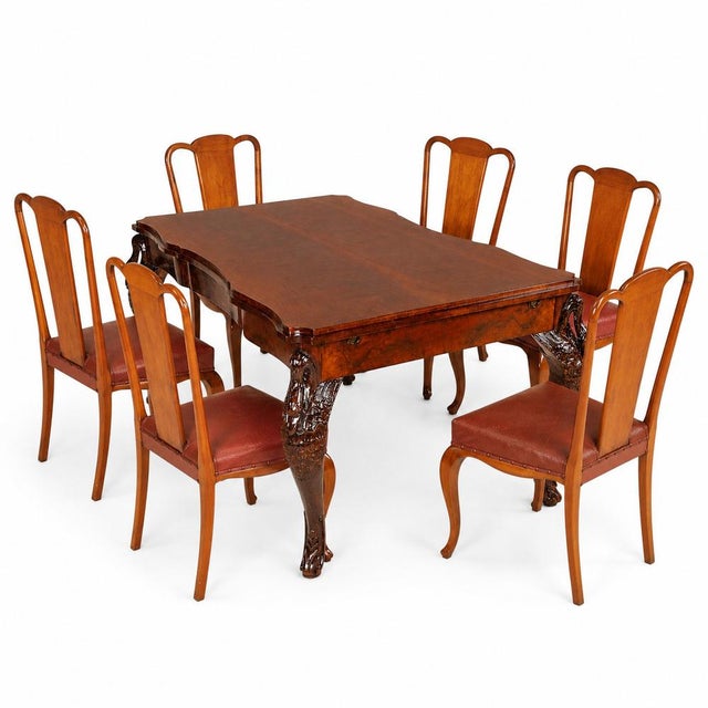 Historical-artistic cataloguing sheet object: dining set comprising one extendable dining table (with two 40-cm pull-out...