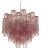 Violet-Amethyst Tronchi Murano Glass Chandelier by Simoeng For Sale