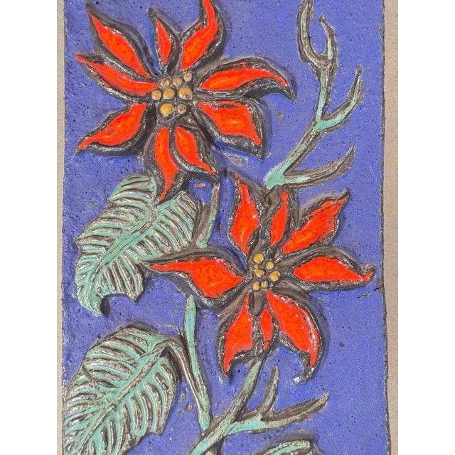 Vintage Ceramic Wall Plaque from Ruscha Keramik, 1970s For Sale - Image 3 of 5