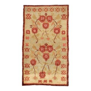Galerie Shabab Collection Mid-20th Century Turkish Anatolian Throw Rug For Sale