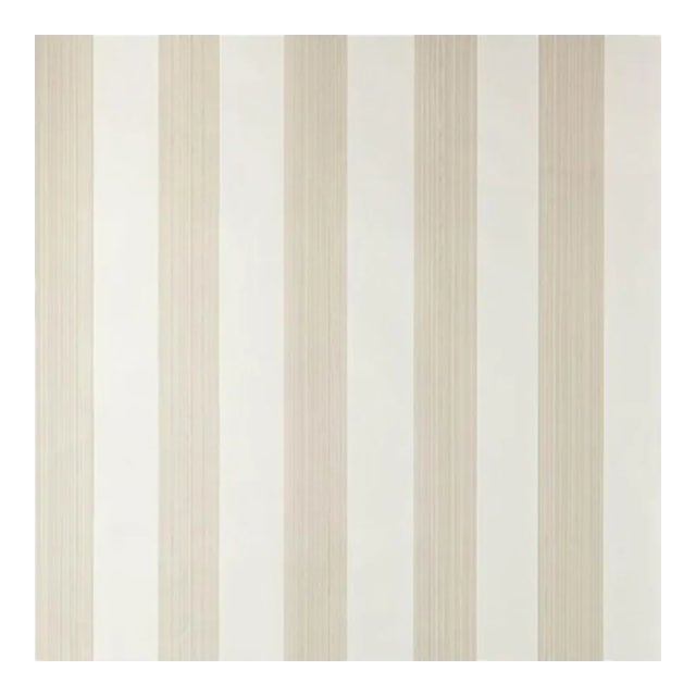 Farrow and Ball 'Five Over Stripe' Wallpaper in the Au Lait Colorway, 6 ...
