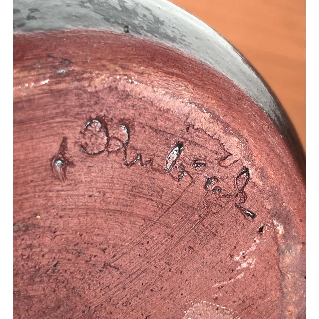 Mid-Century Modern German Studio Pottery Vase by Elke & Elmar Kubicek, 1960s For Sale - Image 11 of 12