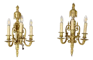 Louis XVI Style Wall Lamps, Set of 2