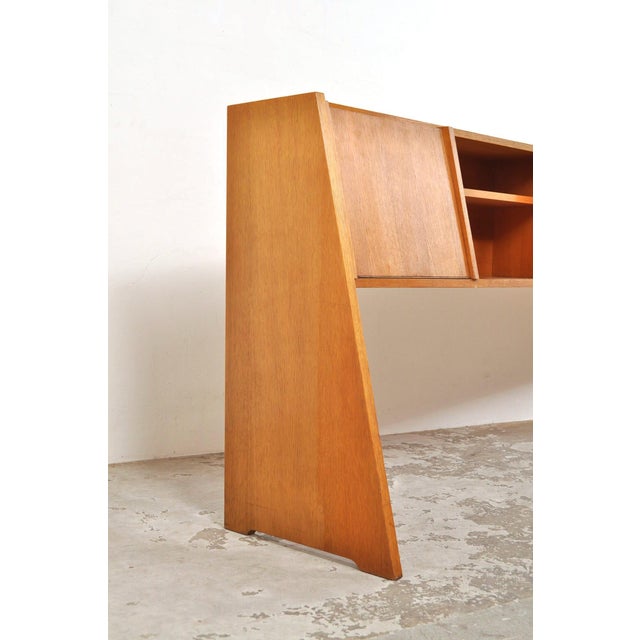 1950s Mid-Century Slanted Front Sideboard, 1950s For Sale - Image 5 of 14