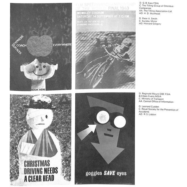 1960s "Graphic Design Britain: A Comprehensive Selection of Recent British Graphic Design" 1967 Lambert, Frederick [Edited By] For Sale - Image 5 of 12