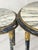 Early 20th Century French Louis XVI Style Painted Giltwood Marble Top Guéridon Tables, Set of 2 For Sale - Image 13 of 18