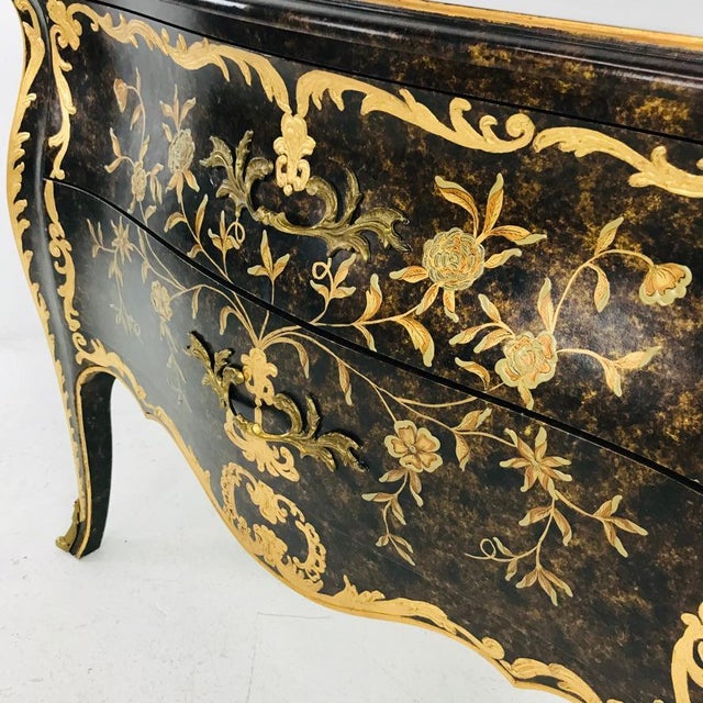 Gold Leaf Chest / Commode by John Widdicomb For Sale In Dallas - Image 6 of 12