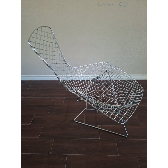 Knoll Vintage Mid-Century Modern Bertoia Bird Chair by Knoll For Sale - Image 4 of 12