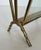 1940s Faux bamboo bronze and brass magazine rack by Maison Baguès For Sale - Image 10 of 12