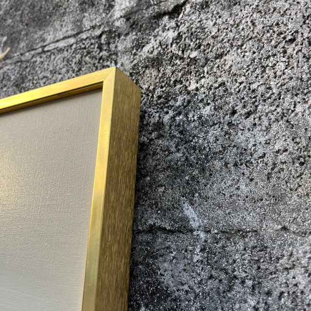 Large Mid Century Modern Landscape Oil Painting Signed by Lee Reynolds. Circa 1960s For Sale - Image 16 of 18