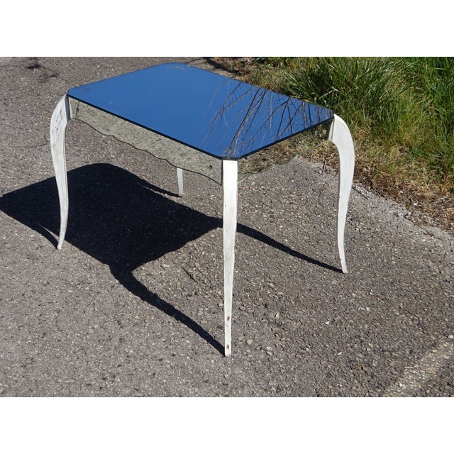 Wooden Coffee Table and Mirror, 1950s For Sale - Image 15 of 18