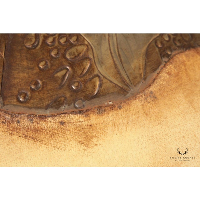 Cream Rustic Style Studio Crafted Sculptural Floor Lamp For Sale - Image 8 of 12