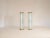 These very large wall mounted lamps were created in Sweden during the 1950s. They were most likely produced by ASEA. The...