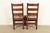 Stickley Brothers Antique Mission Oak Arts & Crafts Ladder Back Dining Chairs, Newly Refinished For Sale - Image 10 of 11
