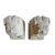 Early 20th Century Old Mongolian Stone Foo Dog Statues - Pair For Sale - Image 5 of 12