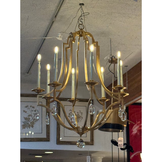Design Plus Gallery presents the Gold Leaf Swag Chandelier by John-Richard. The Swag Chandelier was inspired by history,...