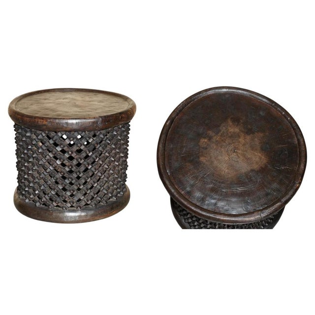 Hand-Carved Bamileke Side Table or Stool, Cameroon, 1930s For Sale - Image 15 of 15