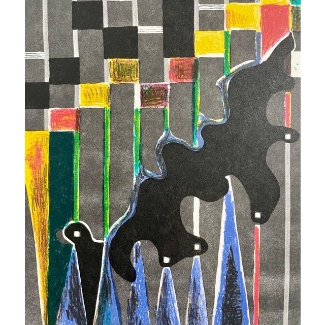 Myriam Bat Yosef, Feminist Surrealist French Abstract Colorful Lithograph Print Myriam Bat Yosef For Sale - Image 4 of 7