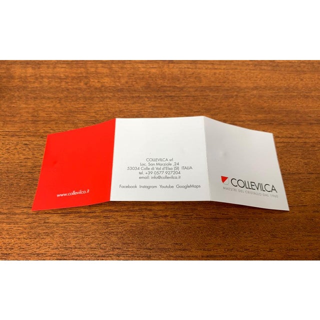 Vintage Italian Handmade Glass Bird from Collevilca, Italy For Sale - Image 10 of 15