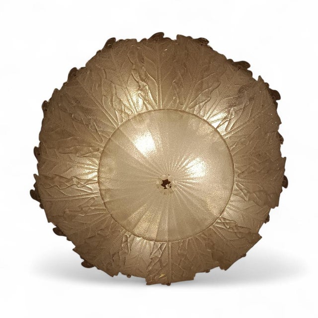 1960s Transparent Murano Glass Leaf Ceiling, 1960s For Sale - Image 5 of 6