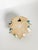 Gold Decorative Ceramic Lemon Sculpture, France, 1960s For Sale - Image 8 of 13