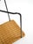 Mid-Century Modern Rattan Stool with Black Iron Frame, 1950s For Sale - Image 18 of 18