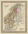 Map of Sweden and Norway, 1846 For Sale - Image 3 of 5