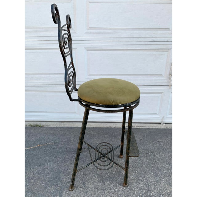 Brutalist Barstool For Sale - Image 4 of 9