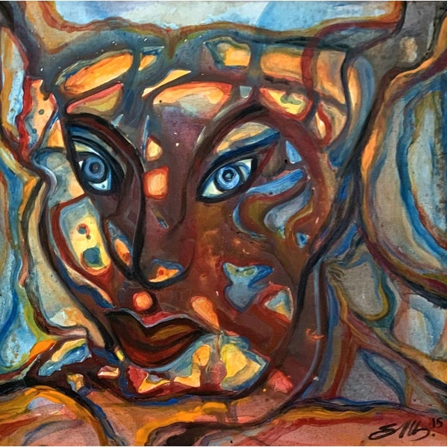 Ellis Ella, Face, 2015, Canvas For Sale - Image 4 of 4