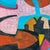 Christiane Corcelle "Open Route I" Acrylic and Collage on Canvas, Colorful Abstract Painting in Teal, Rust and Black, 2026 For Sale - Image 4 of 6
