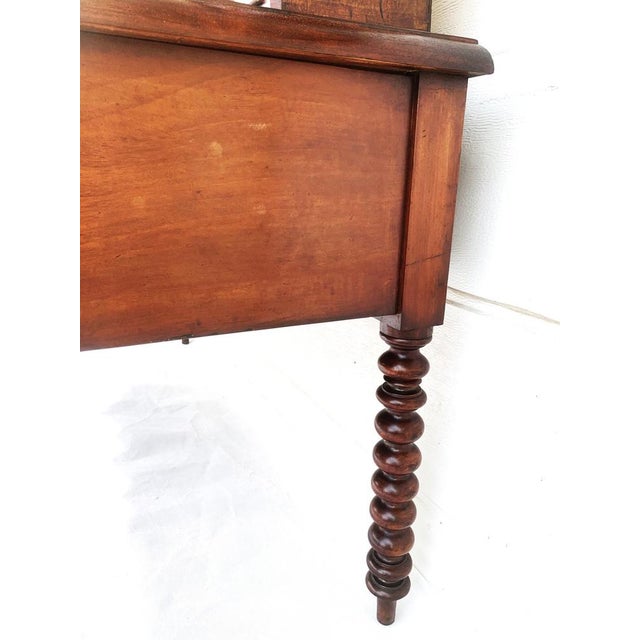 Antique Victorian Secretary with Top Section, 19th Century, Set of 2 For Sale - Image 11 of 18