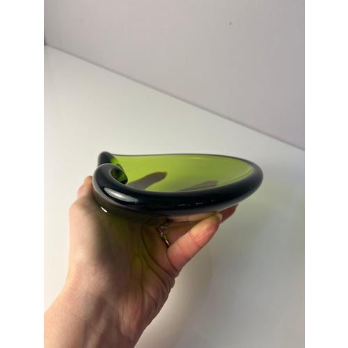 Green Glass Ashtray from Holmegaard For Sale - Image 10 of 11