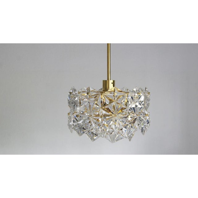 Mid-Century Modern Chandelier Royal Kristall from Kinkeldey, 1960s For Sale - Image 3 of 12