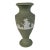 Vintage MCM Wedgewood Jasperware Green Vase For Sale