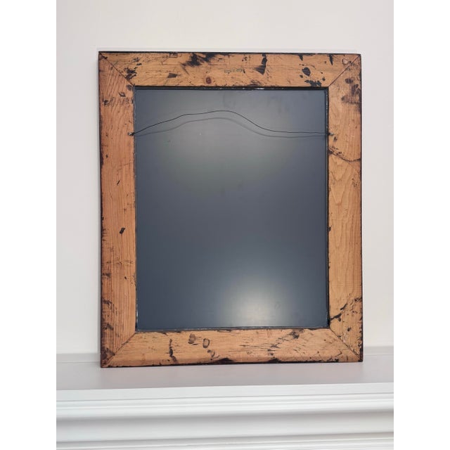 Vintage Mid Century Hollywood Regency Gold and White Wall Mirror. For Sale - Image 9 of 12