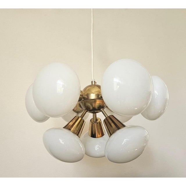 1970s Mid-Century Sputnik Chandelier from Kamenicky Senov, 1970s For Sale - Image 5 of 16
