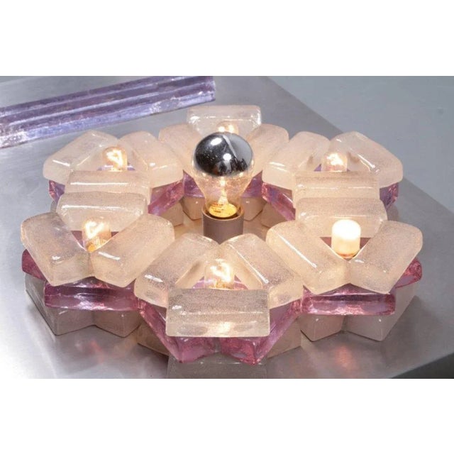 Mid-Century Modern Large Sculptural Wall Light from Poliarte, 1960s For Sale - Image 3 of 7