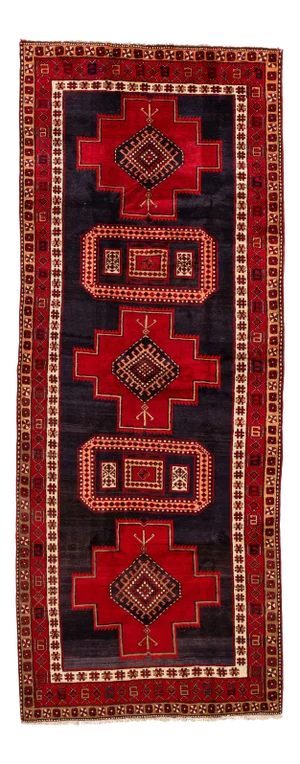Vinatge Persian Handmade Wool Runner