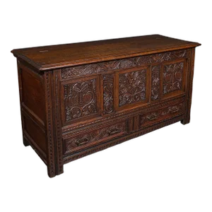 1700's Large Antique Mule Chest