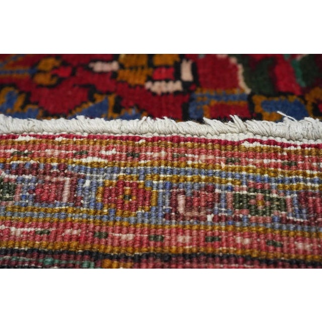 Vintage Heriz Rug 8'0'' X 11'6'' For Sale - Image 4 of 12