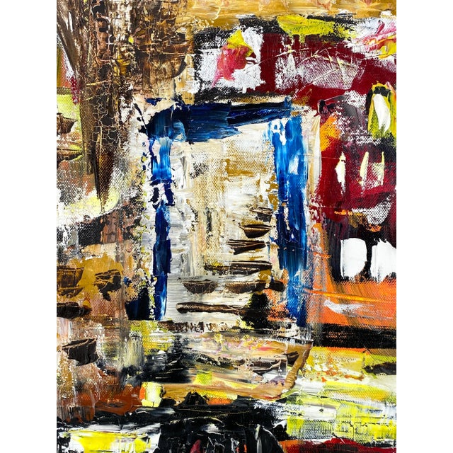 Contemporary Helmut Riegel, Abstract Composition, 1990s, Acrylic on Canvas For Sale - Image 3 of 14