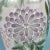 Vintage Andrea Sadek 10.5” T Mum Floral Porcelain Hand Painted Relief Vase For Sale - Image 6 of 7