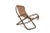 Vintage Italian Leather and Wood Rocking Chair 1960s For Sale - Image 11 of 11
