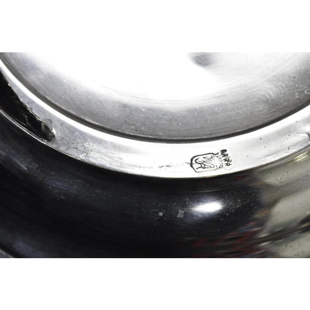 Vintage William Adams Wa Spain Silver Plated Figural Repousse Large Fruit Bowl For Sale - Image 10 of 13