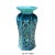 Ceramic Clay Turquoise Round Tall Pedestal Table Flower Display Stand For Sale In San Francisco - Image 6 of 7